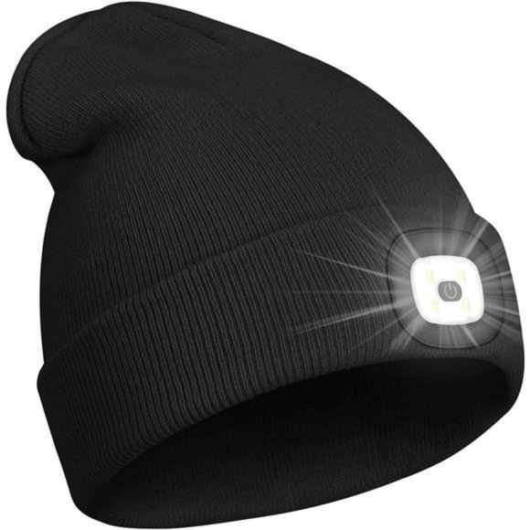 Unisex Beanie Hat with The Light Gifts for Women Men Dad Father USB Rechargeable - Picture 1 of 6